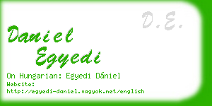 daniel egyedi business card